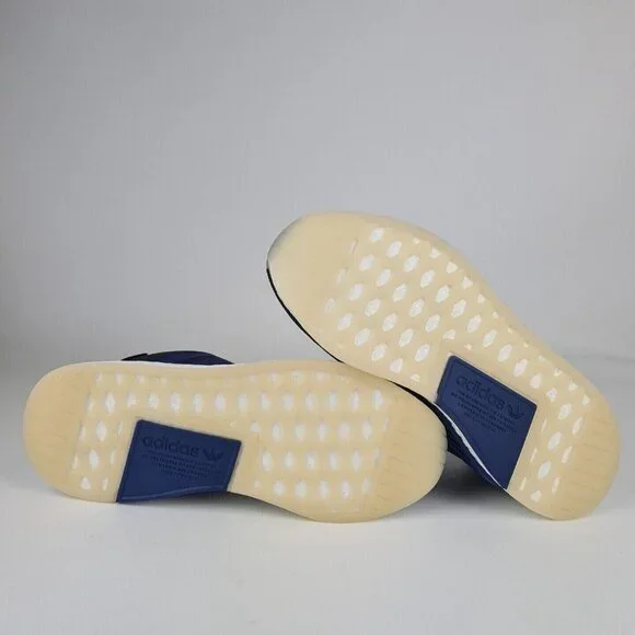 Adidas Women's NMD R2 Sports Sneakers Athletic Shoes Black Blue SZ 10.5 - Picture 6 of 10